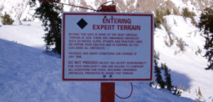 ski-ice-warning-precaution-slope