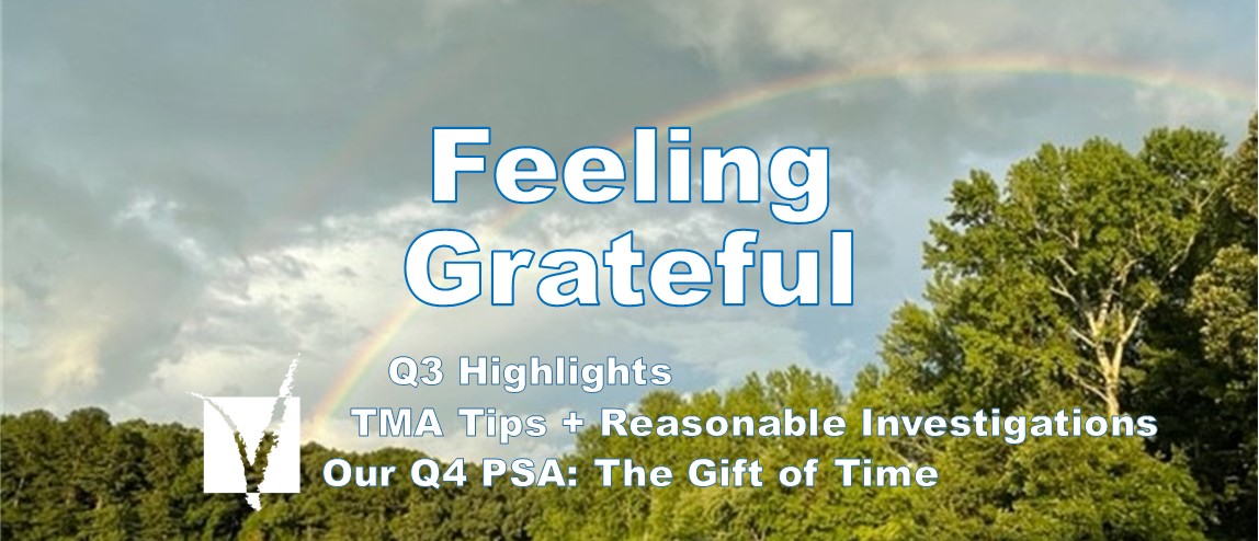 Read more about the article Newsletter – Feeling Grateful